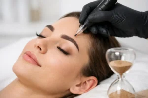 Púderes szemöldök tetoválás meddig tart?