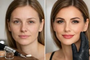 Tartós smink előtte utána eredmények