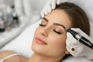 Természetes hatású szemöldök tetoválás menete